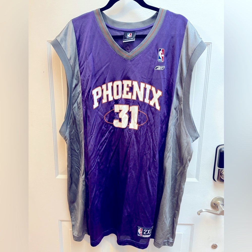 Vintage Y2K NBA Phoenix Suns #31 Shawn Marion 2XL Basketball Jersey Reebok EUC